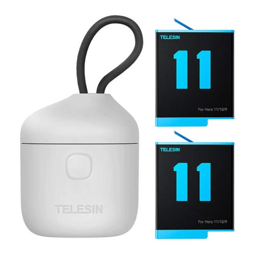 Telesin Töltő és 2 akkumulátor csomag GoPro Hero 9 / Hero 10 / Hero 11 / Hero 12
