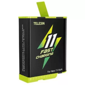   TELESIN GoPro HERO 9/ 10/ 11 Fast-Charge Akkumulátor 1750 mAh (GP-FCB-B11)