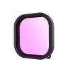 TELESIN GoPro Hero 9 10 vízalatti búvár piros-rózsaszín-magenta fény-szűrő lencse filter 