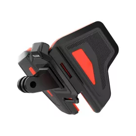   Akciókamera Motoros Sisak-pánt Heveder V2 PRO - GoPro, Insta360, DJI bukósisak rögzítő (szürke)