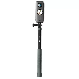   TELESIN 120cm Akciókamera Carbon-Fiber Monopod - Szuper hosszú Szénszálas Teleszkópos Selfie bot [GP-MNP-002]