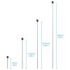 TELESIN 270cm Akciókamera Carbon-Fiber Monopod - Szuper hosszú Szénszálas Teleszkópos Selfie bot