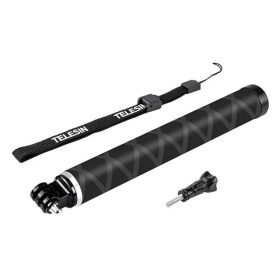   TELESIN 90cm Akciókamera Carbon-Fiber Monopod - Szuper hosszú Szénszálas Teleszkópos Selfie bot