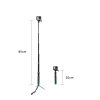 TELESIN 90cm Akciókamera Carbon-Fiber Monopod - Szuper hosszú Szénszálas Teleszkópos Selfie bot