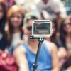 TELESIN 90cm Akciókamera Carbon-Fiber Monopod - Szuper hosszú Szénszálas Teleszkópos Selfie bot