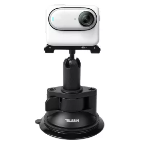   TELESIN Insta360 Go3 Mágneses Szívókorong Tartó Kit -Tapadokorong Bracket
