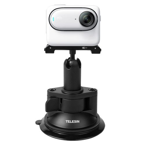 TELESIN Insta360 Go3 Mágneses Szívókorong Tartó Kit -Tapadokorong Bracket