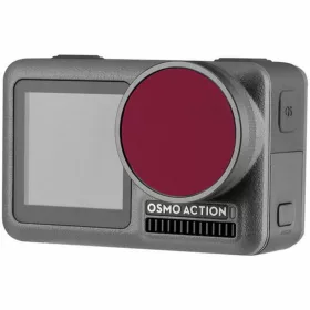   TELESIN DJI Osmo Action piros búvár vízalatti szűrő filter (1db)
