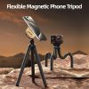TELESIN Magsafe Flexible Mágneses Tripod/ Állvány - Mobil/ Okostelefon Tartó Állvány