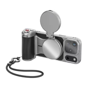   Telesin Master Grip tartó az iPhone 17 Pro-hoz – All-in-One kit: lámpa + szűrő