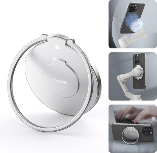 TELESIN Magsafe MagneticMobil/Okostelefon Gyűrűs Foganytú