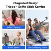 TELESIN Mini Asztali Akciókamera Tripod/ Selfie Bot - 70cm