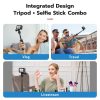 TELESIN Mini Gyorskioldós Asztali Akciókamera Tripod/ Selfie Bot - 90cm