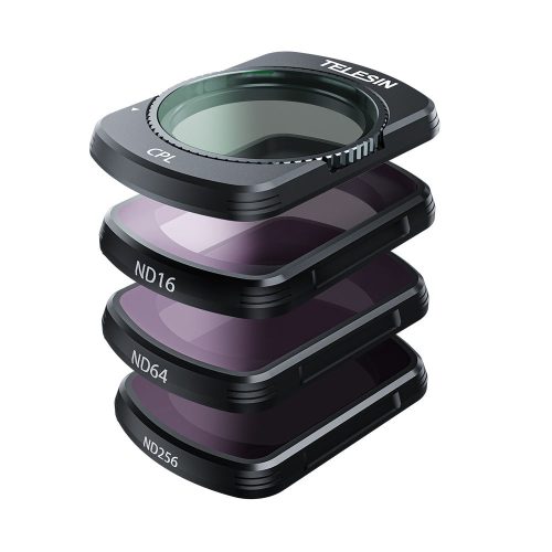 TELESIN 4in1 DJI Pocket 3 CPL + ND16 ND64 ND256 Szűrő Filter Kit