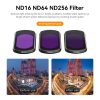 TELESIN 4in1 DJI Pocket 3 CPL + ND16 ND64 ND256 Szűrő Filter Kit
