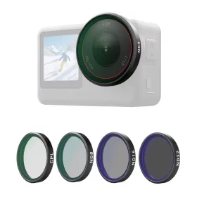   Telesin CPL/ND8/ND16/ND32 szűrő-kit DJI Osmo Action 6-hoz (4 db)