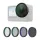 Telesin CPL/ND8/ND16/ND32 szűrő-kit DJI Osmo Action 6-hoz (4 db)