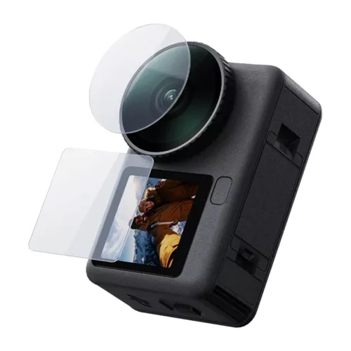 Telesin DJI Osmo Action 6 edzett üveg szett (objektív + képernyő)