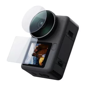   Telesin DJI Osmo Action 6 edzett üveg szett ( 2x objektív + képernyő)