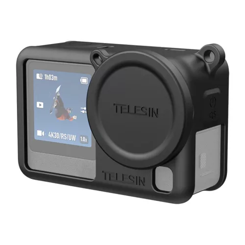 Telesin DJI Osmo Action 6 szilikon védőtok (fekete)