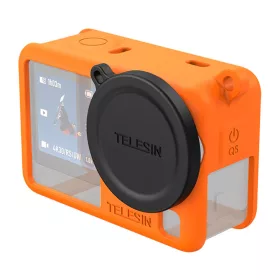 Telesin DJI Osmo Action 6 szilikon védőtok (narancssárga)