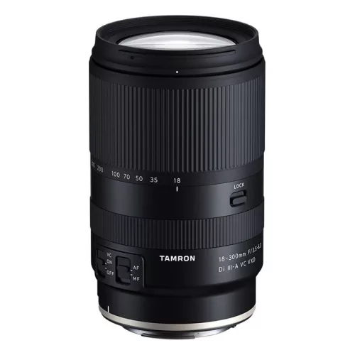 Tamron 18-300mm F3,5-6,3 Di III-A VC VXD Canon RF zoomobjektív - fekete