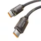 Toocki USB-C - USB-C Kábel, - 1m, 100W, (Fekete) (TXCTT1--SJ01-B)