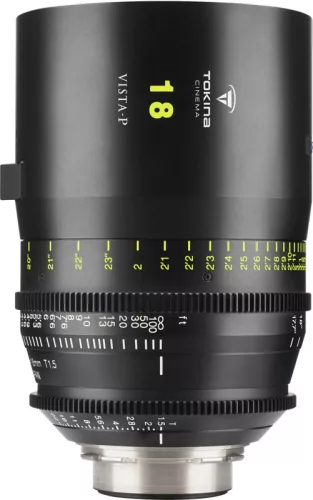 Tokina Vista-P 18mm T1,5 cinema/filmes objektív (fekete) - Canon EF