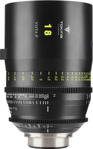 Tokina Vista-P 18mm T1,5 cinema/filmes objektív (fekete) - PL