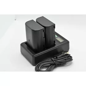   Panasonic DMW-BLF19E Töltő - BLF19 Akkumulátor Dupla-töltő (Charger)