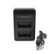 Canon NB-2L Dupla-Töltő -USB-C Charger (Type-C)