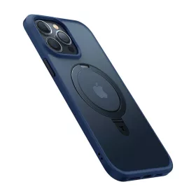   Torras iPhone 15 PRO (Kék) matt telefontok + Állvány (X00FX0849)
