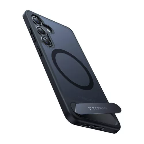 Torras UPRO Pstand Tok Samsung S24, (Fekete) (X00FX1279)