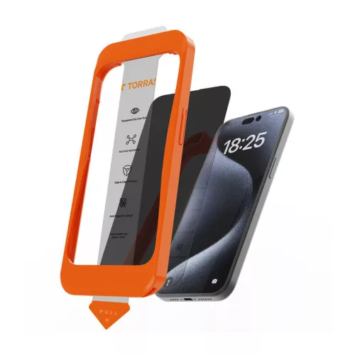Torras iPhone 16 Ütésálló Edzett Üvegfólia (X00FX1538)
