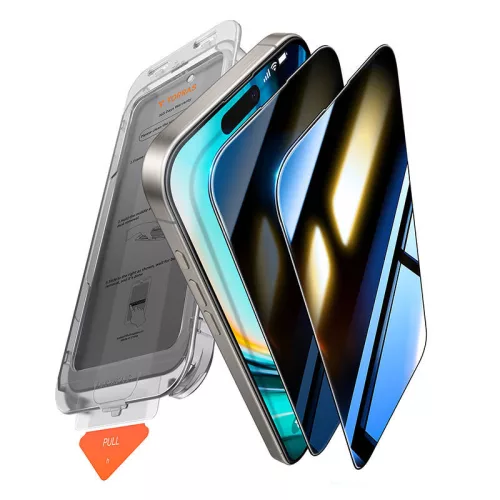 Torras iPhone 16 Pro adatvédelmi Üvegfólia (X00FX1564)