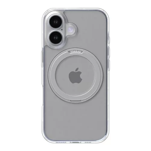 Torras Ostand Pro iPhone 16 Plus Átlátszó Tok (X00FX1908)