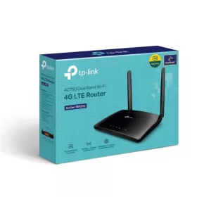   TP-LINK router Archer MR200 AC750 vezeték nélküli 802.11ac/300Mbps LAN/WAN (fekete)