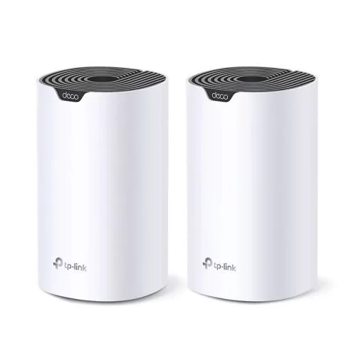 TP-LINK router Deco S7 (2pcs) AC1900 vezeték nélküli 802.11ac/1900Mbps LAN/WAN (fehér)