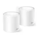 TP-LINK router Deco X1500 (2pcs) AC1900 vezeték nélküli 802.11ax/1500Mbps LAN/WAN (fehér)