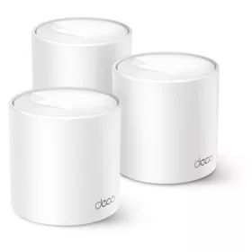   TP-LINK router Deco X1500 (3pcs) AC1900 vezeték nélküli 802.11ax/1500Mbps LAN/WAN (fehér)