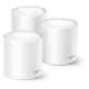 TP-LINK router Deco X1500 (3pcs) AC1900 vezeték nélküli 802.11ax/1500Mbps LAN/WAN (fehér)