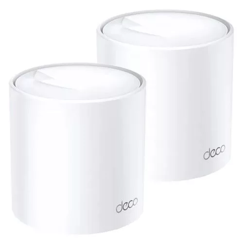 TP-LINK router Deco X20 (2pcs) AC1800 vezeték nélküli 802.11ax/1800Mbps LAN/WAN (fehér)