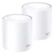 TP-LINK router Deco X20 (2pcs) AC1800 vezeték nélküli 802.11ax/1800Mbps LAN/WAN (fehér)
