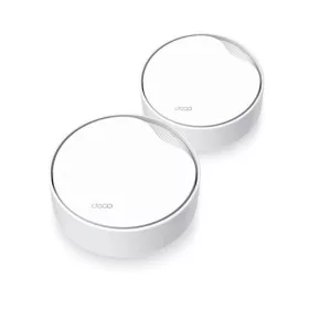   TP-LINK router Deco X50-PoE (2pcs) AC3000 vezeték nélküli 802.11ax/3000Mbps LAN/WAN (fehér)
