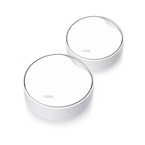 TP-LINK router Deco X50-PoE (2pcs) AC3000 vezeték nélküli 802.11ax/3000Mbps LAN/WAN (fehér)