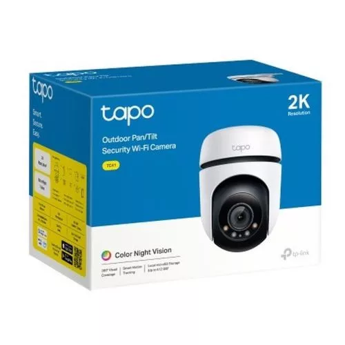 TP-LINK Camera Tapo TC41 Wi-Fi Pan/ Tilt kültéri biztonsági kamera 2K (fehér)