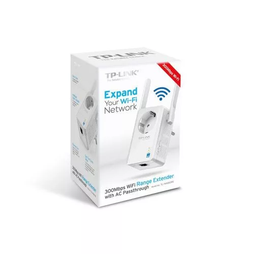 TP-LINK vezeték nélküli jelerősítő – Socket TL-WA860RE N300 vezeték nélküli 802.11n/300Mbps LAN/WAN (fehér)