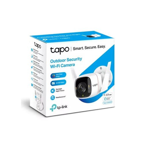 TP-LINK Tapo C320WS vezeték nélküli kültéri biztonsági kamera - fehér