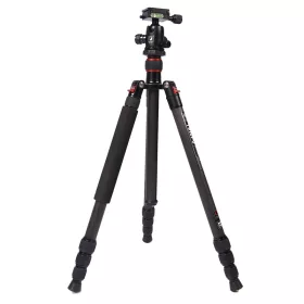   TRIOPO GT-2504X8 Carbon Fiber Szénszálas Tripod/ Monopod +B1 Gömbfej (168cm Állvány)