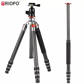   TRIOPO GX-3104 Carbon Fiber Szénszálas Tripod +B3 Gömbfej (162cm Állvány)